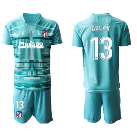 Billiga Fotbollströjor Atlético Madrid Målvakt OBLAK 13 Barn tröja III 2019/20 Kortärmad